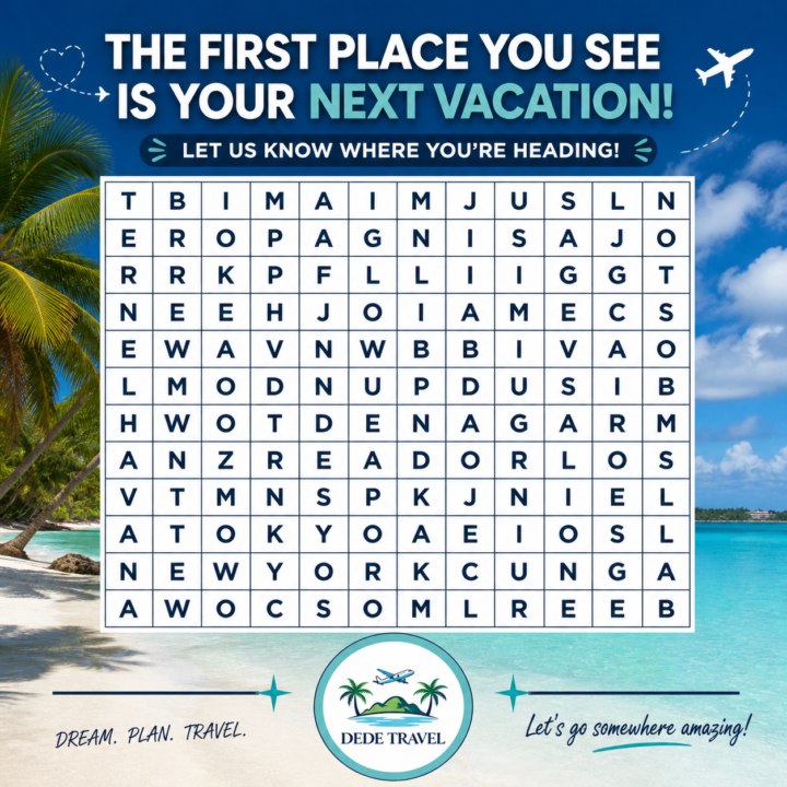  🧩 Travel Crossword Puzzle