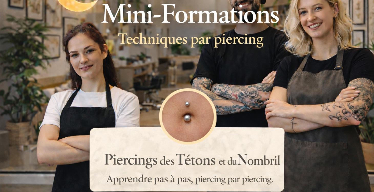 ✨Formation au Piercing des Tétons & Nombril