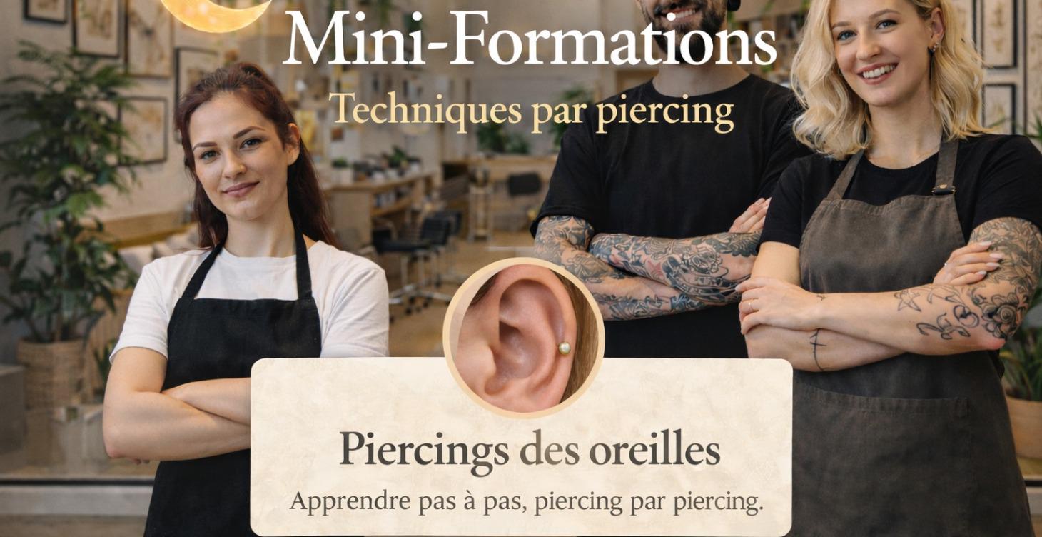✨Formation aux techniques de piercing des Oreilles