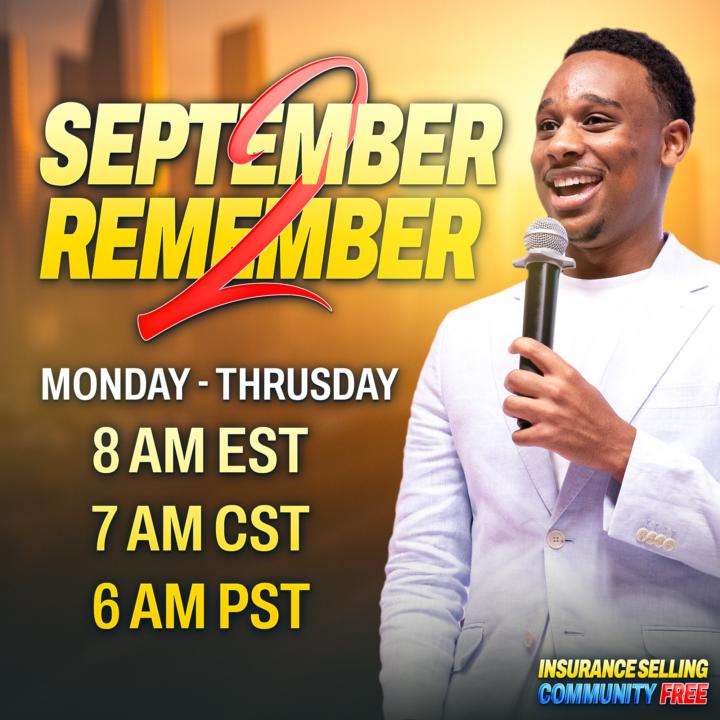 Morning Calls Starting September 2nd @8am 