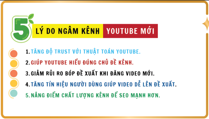 5 LÝ DON PHẢI NGÂM KÊNH VỚI KÊNH YOUTUBE MỚI