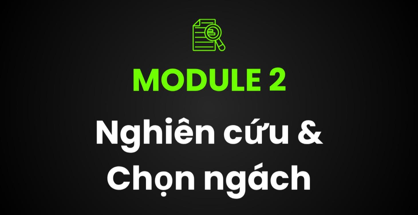 #2: Nghiên cứu & Chọn ngách
