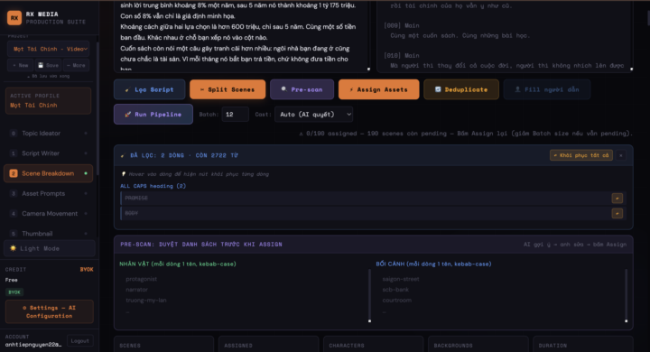 Lỗi Assign Assets 