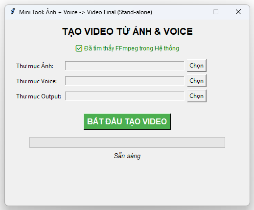 Hướng dẫn khớp Voice và Ảnh. Tìm huynh đệ hợp tác!