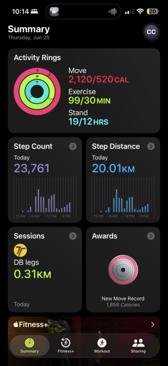 Getting my steps in