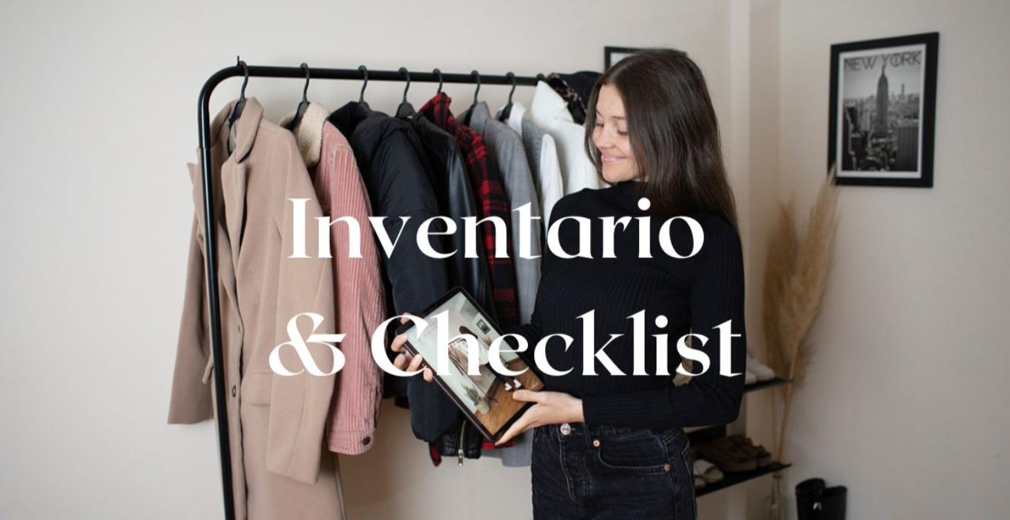 Inventario de tu Ropa & Checklist Viajar Ligero
