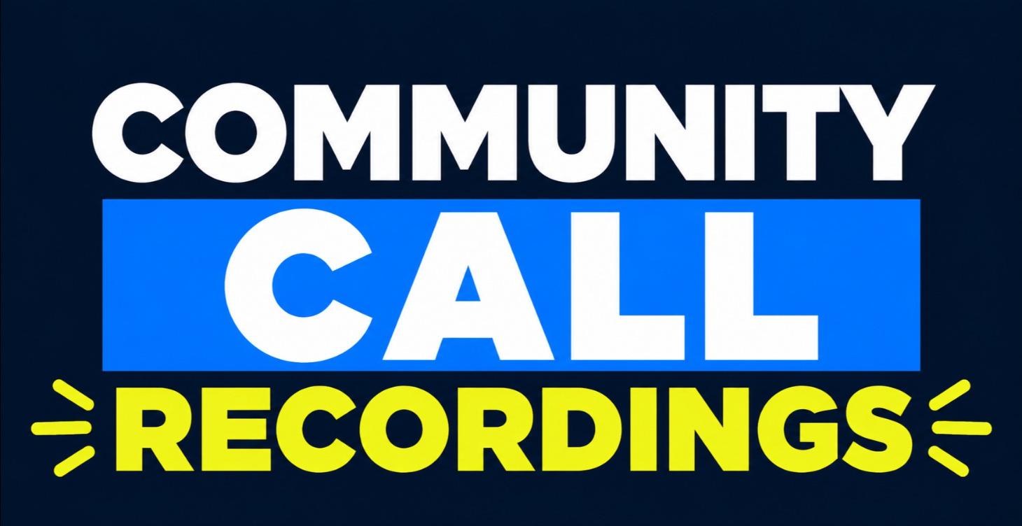 🦀 Community Call Recordings
