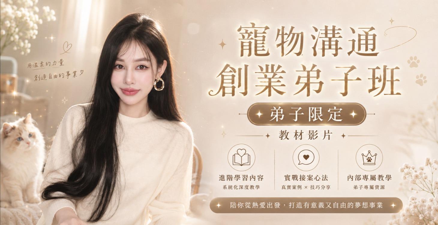 寵物溝通創業弟子班｜正式弟子群