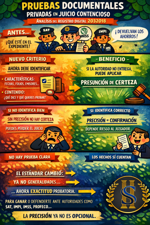 ⚖️ Cambian las reglas para ofrecer pruebas en el Juicio Contencioso Administrativo Federal.