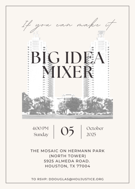 Big Idea Mixer – Sunday, Oct 5 @ 4 PM | In-Person at Durrel’s Home