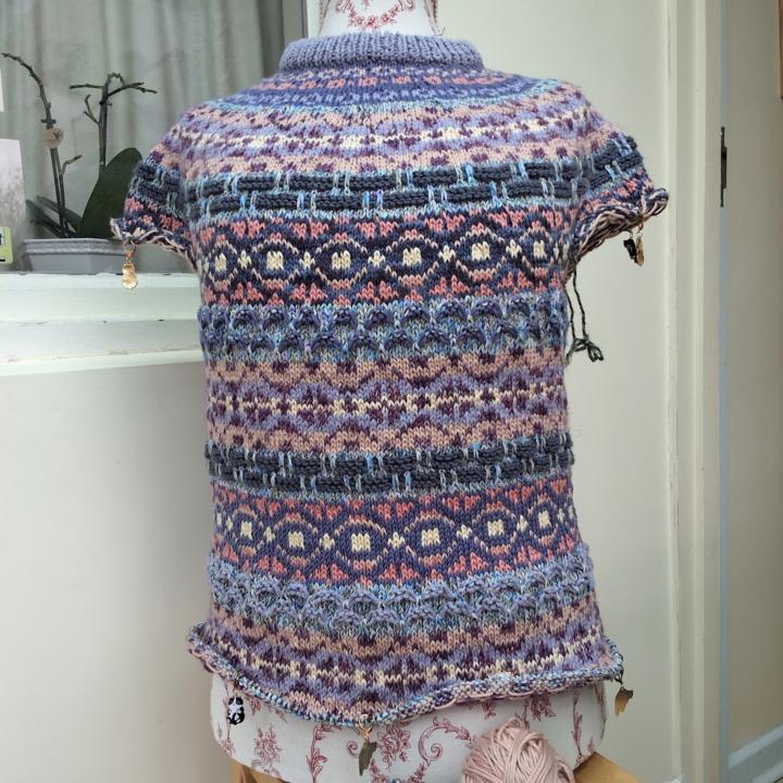 Yarn jeopardy awaiting sleeve instructions 