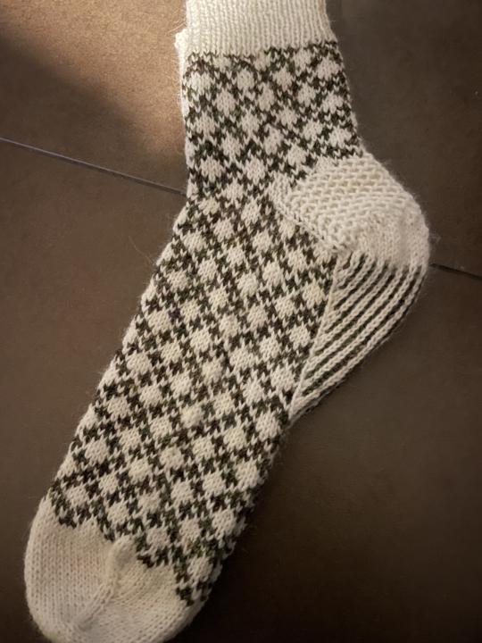 My beautiful Rhubarb & custard socks