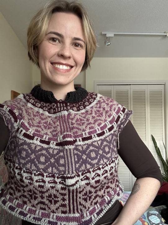 first try-on, clue 4 done! 