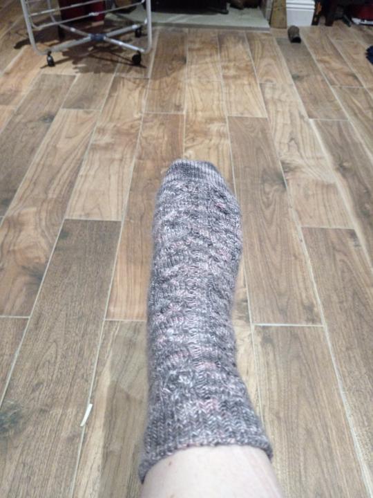 First ever sock half way there. 