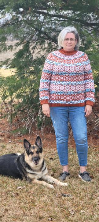 My sweater is finished! 