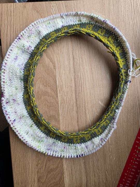 Knitting the cardigan