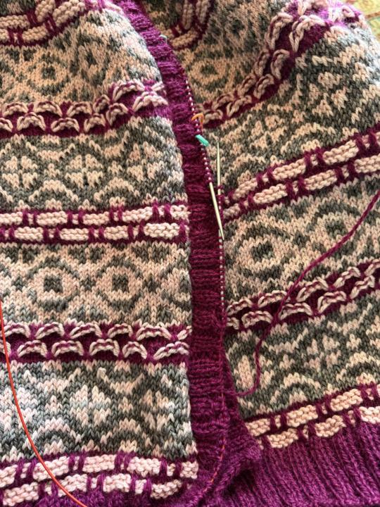 Button bands in progress! 