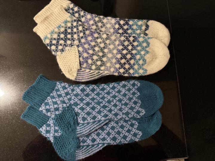 addicted to knitting these socks