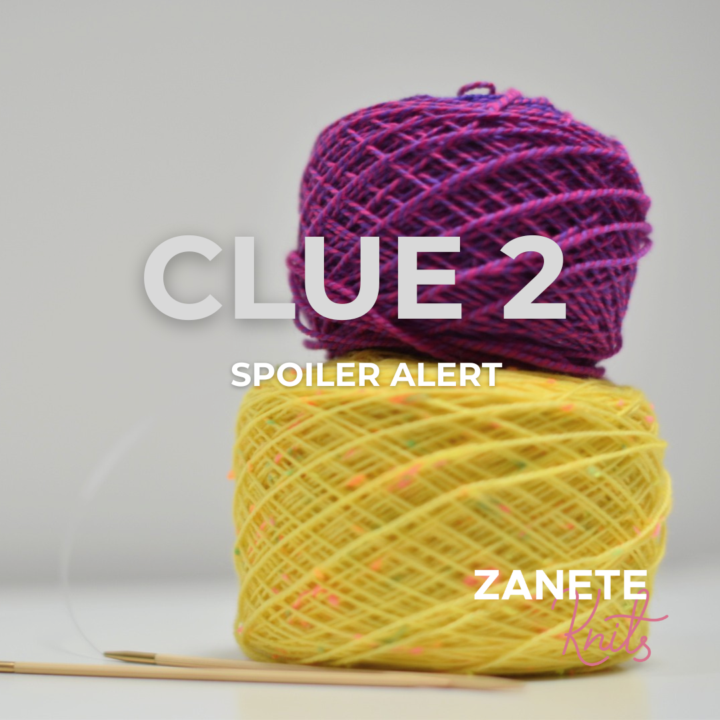 Clue 2 is here, with the long-awaited stranded colourwork! 🤩 