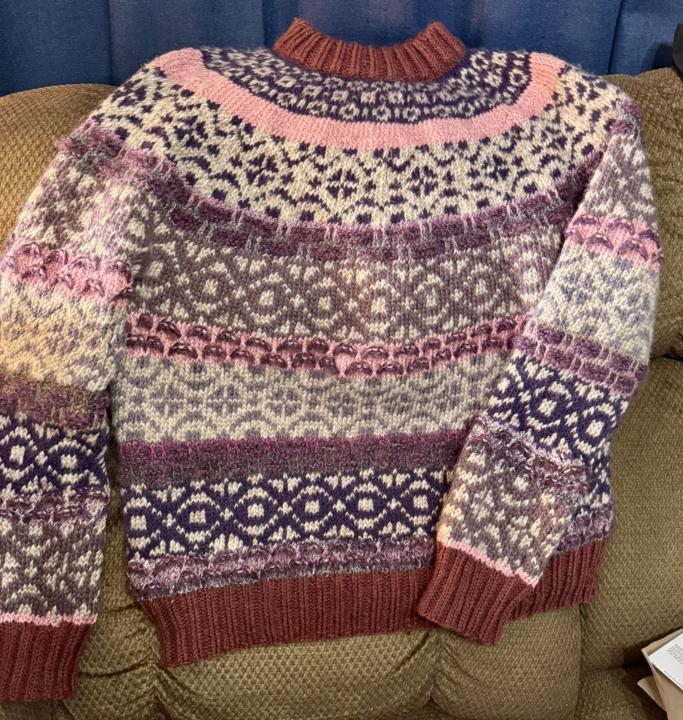 Finished knitting!