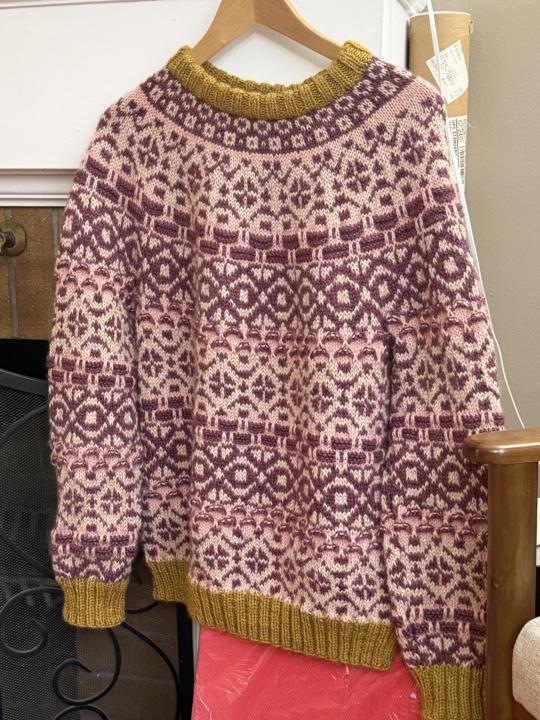 Finished the knitting part finally!!
