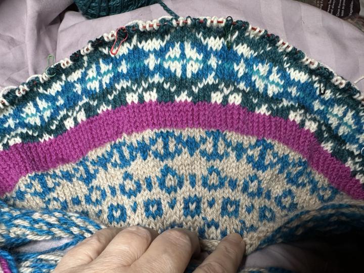 Clue 2 stranded with gradient teal