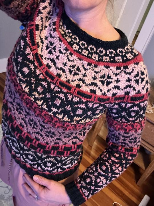 Pullover finished… almost