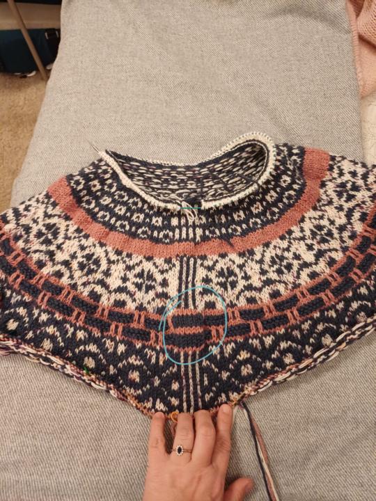 Body and sleeves separated