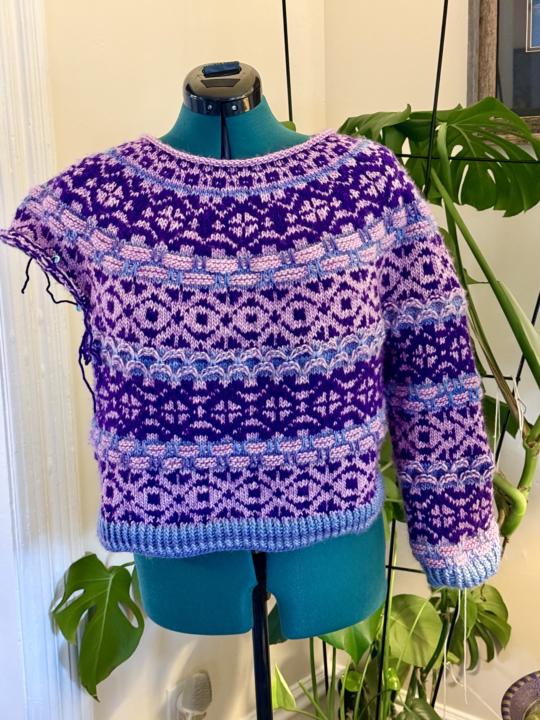 1 sleeve down - 1 to go!