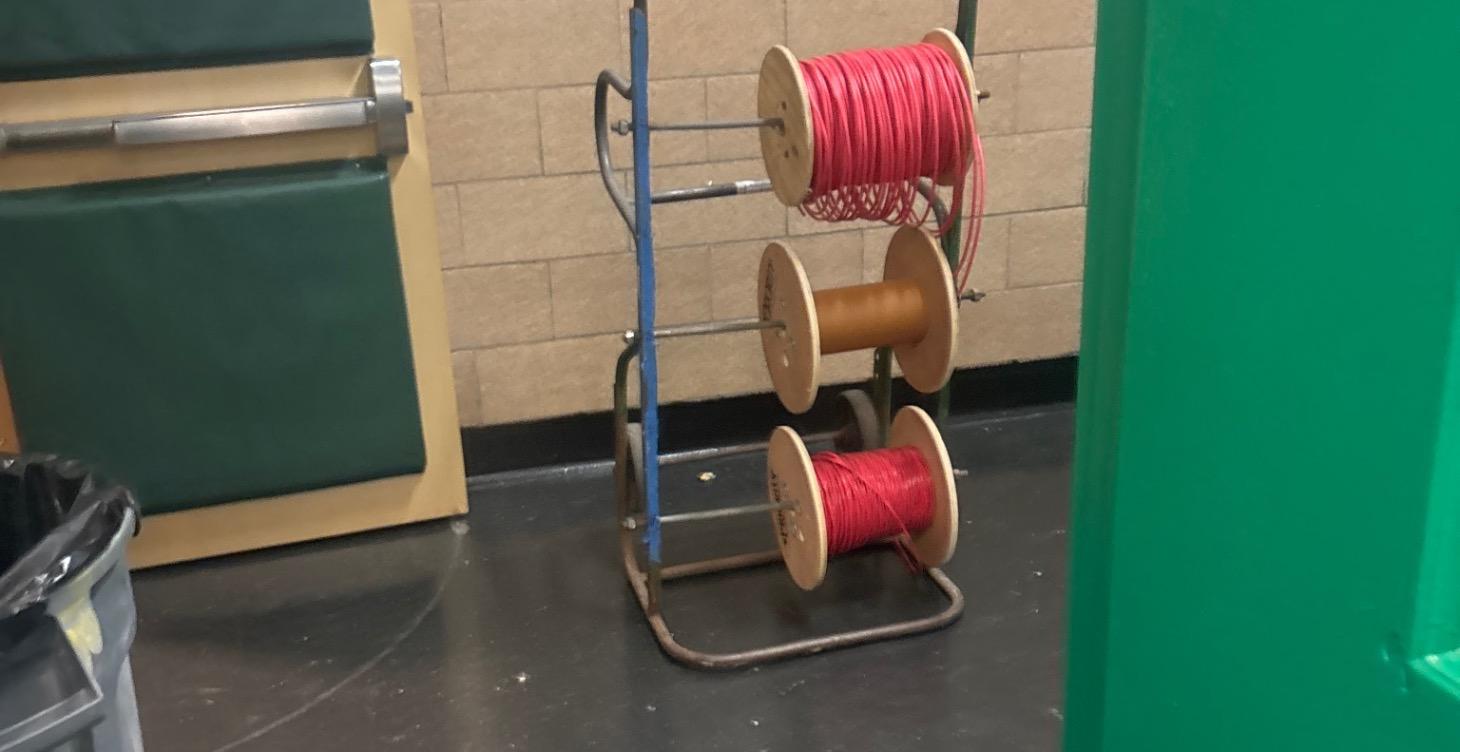 Fire alarm wire installation