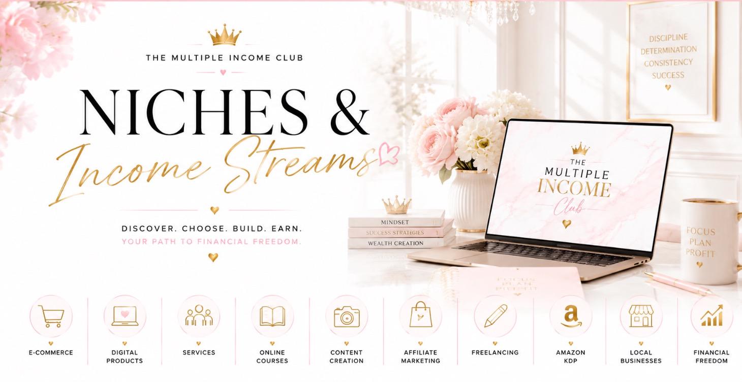 🎯 Niches & Income Streams