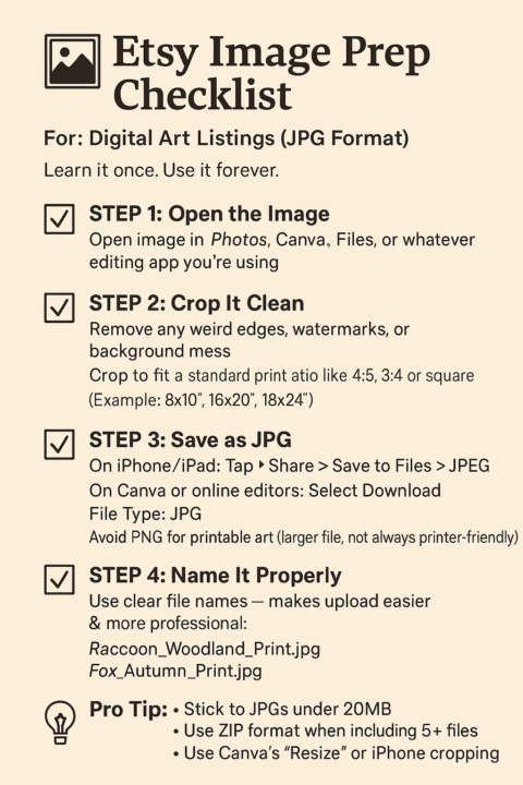 🔥 Etsy Tip Drop: Image Prep Made Simple