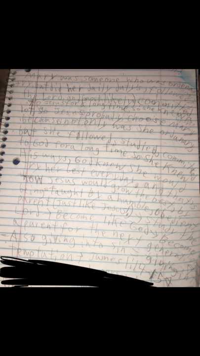 Great first call! Praise Jesus! & Notes! 