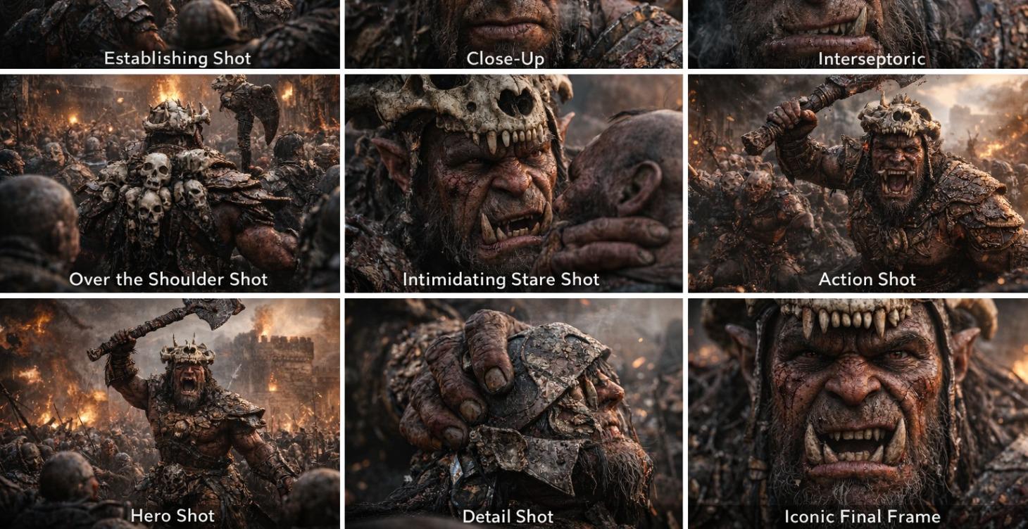 Secret Film Weapon 3x3 Grid