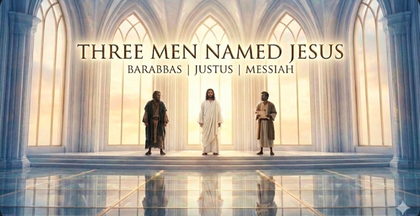 THREE Jesus' in it Bible