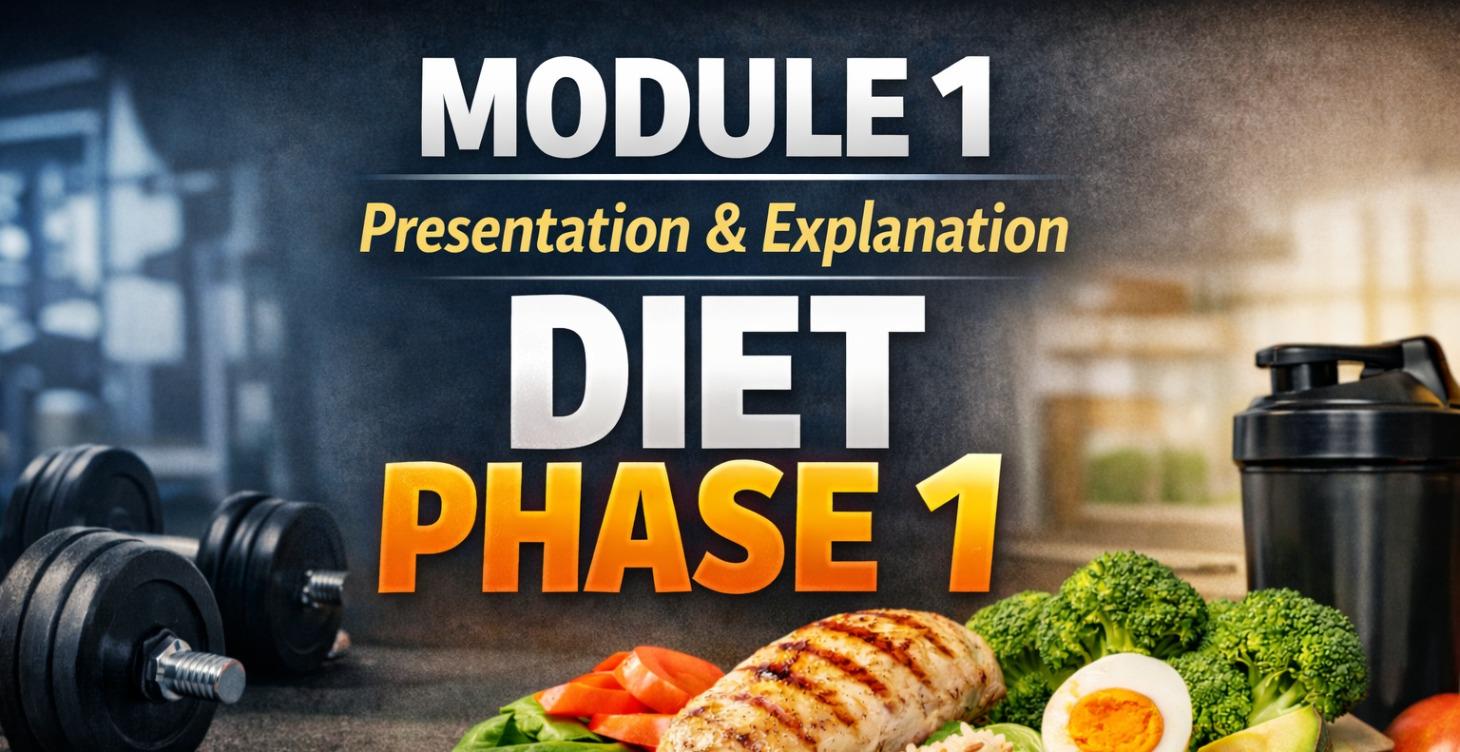 Module 1, PRESENTATION, DIET EXPLANATION