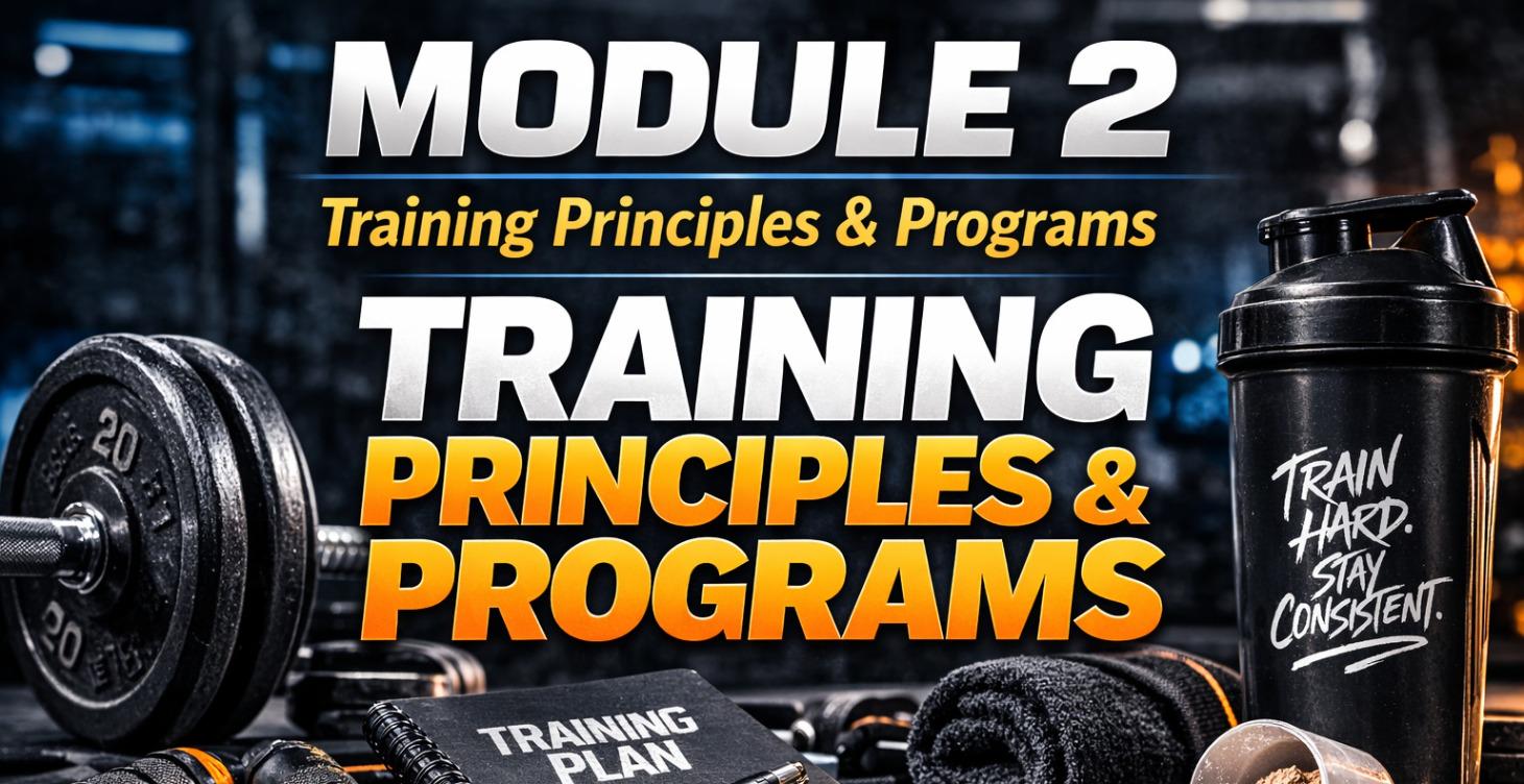 Module 2, Training Principles & Program