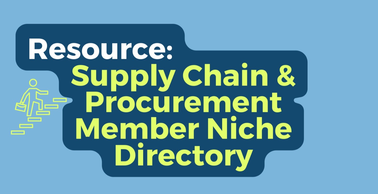 Supply Chain & Procurement Member Niche Directory