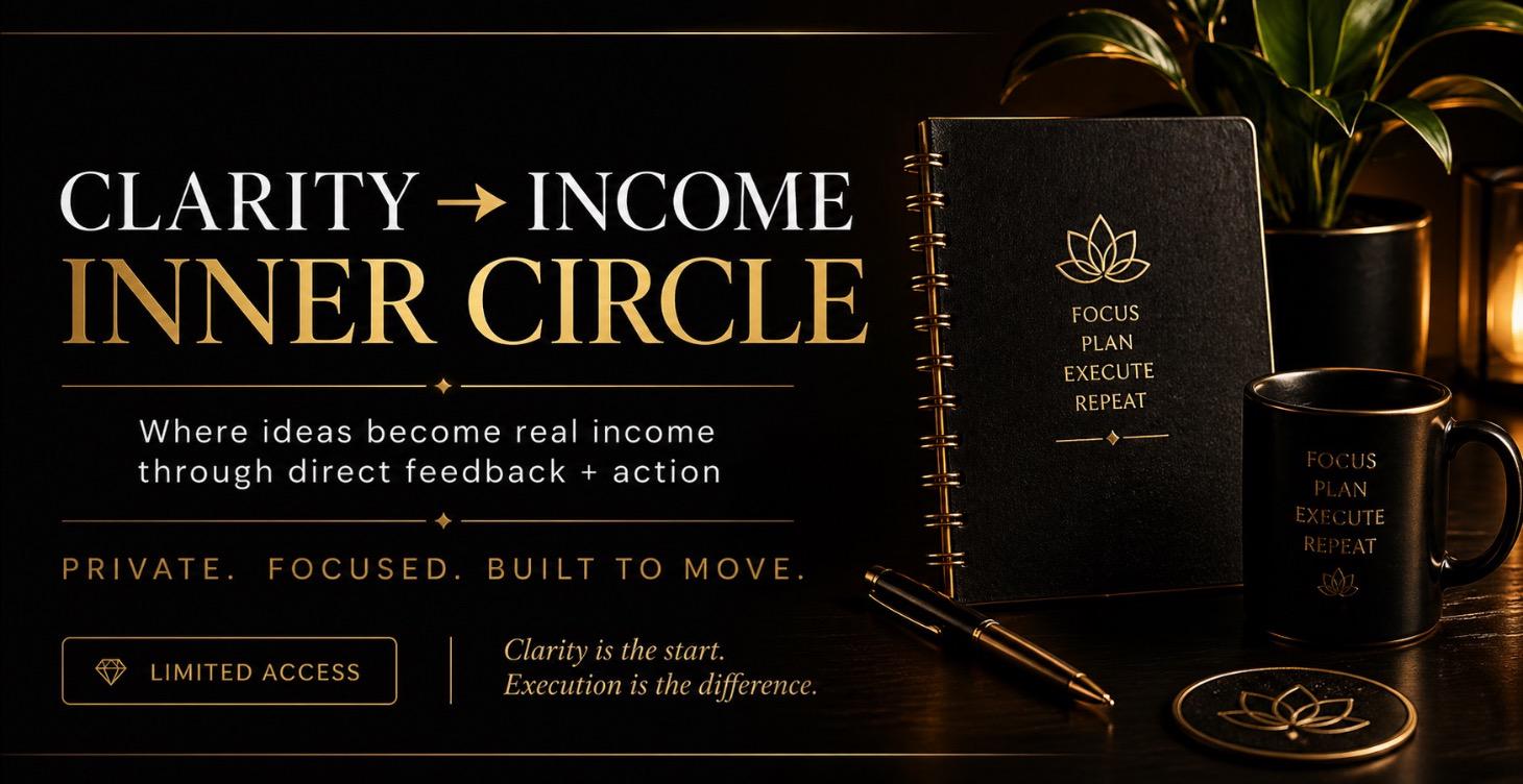 Clarity → Income: Inner Circle 💎