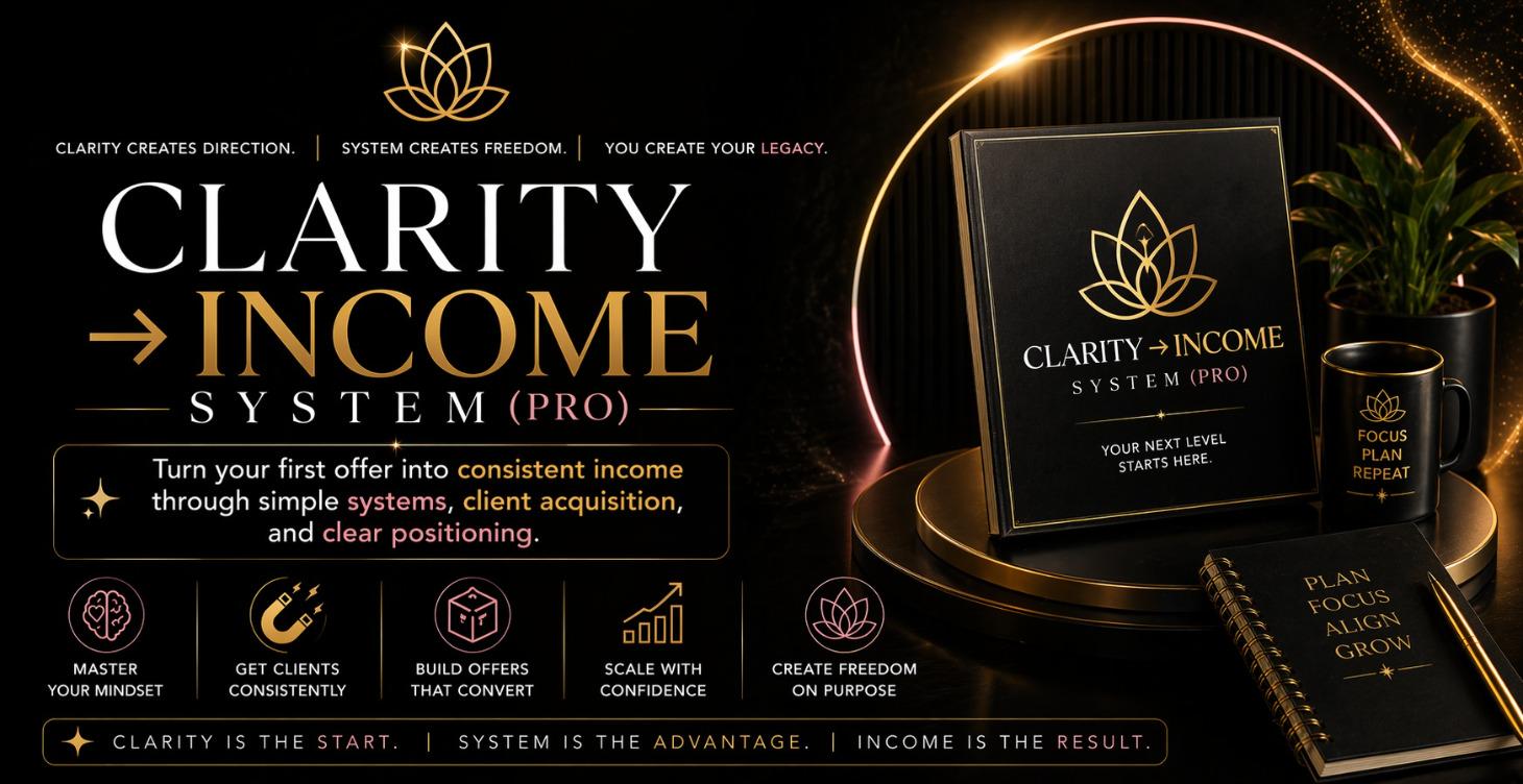 Clarity → Income System (Pro)