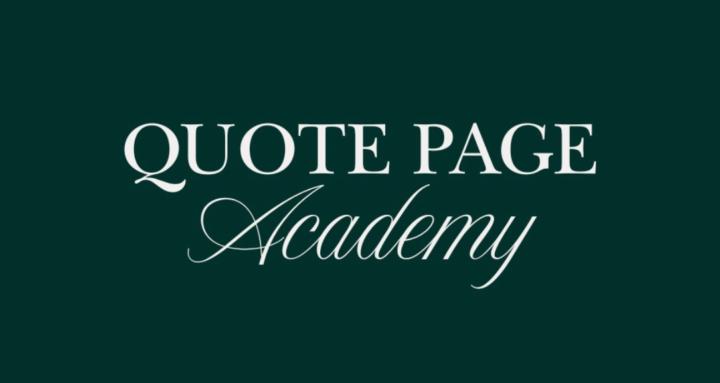 Quote Page Academy