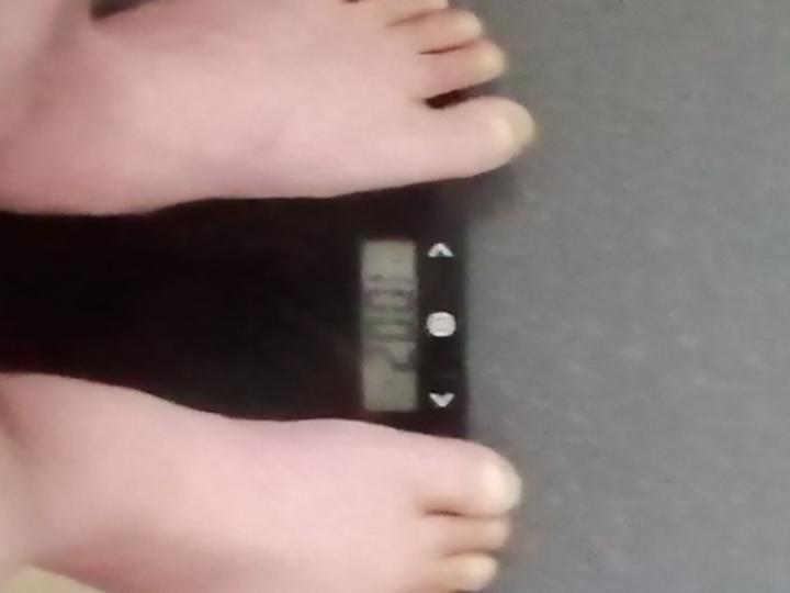 Thursday is weigh day for me