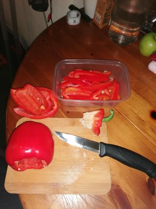 Red peppers 
