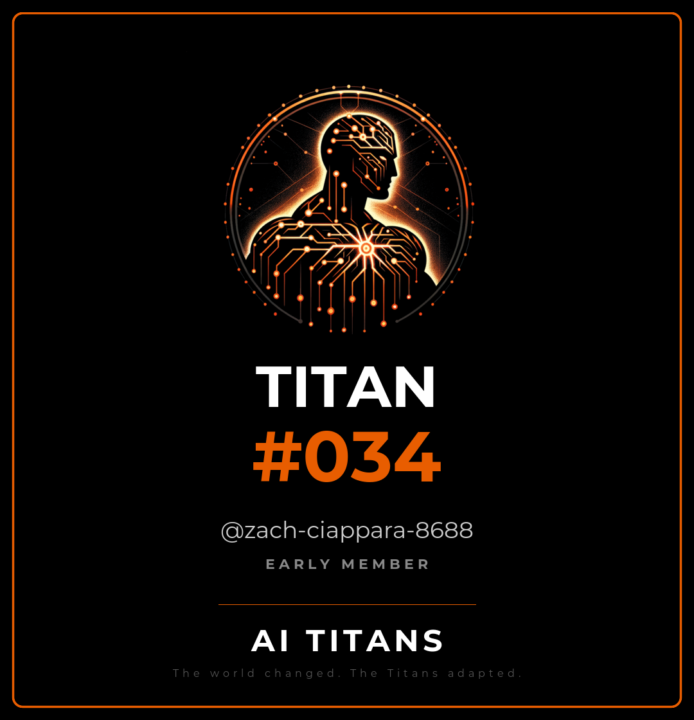 The gates swing open. Titan #034 has arrived.