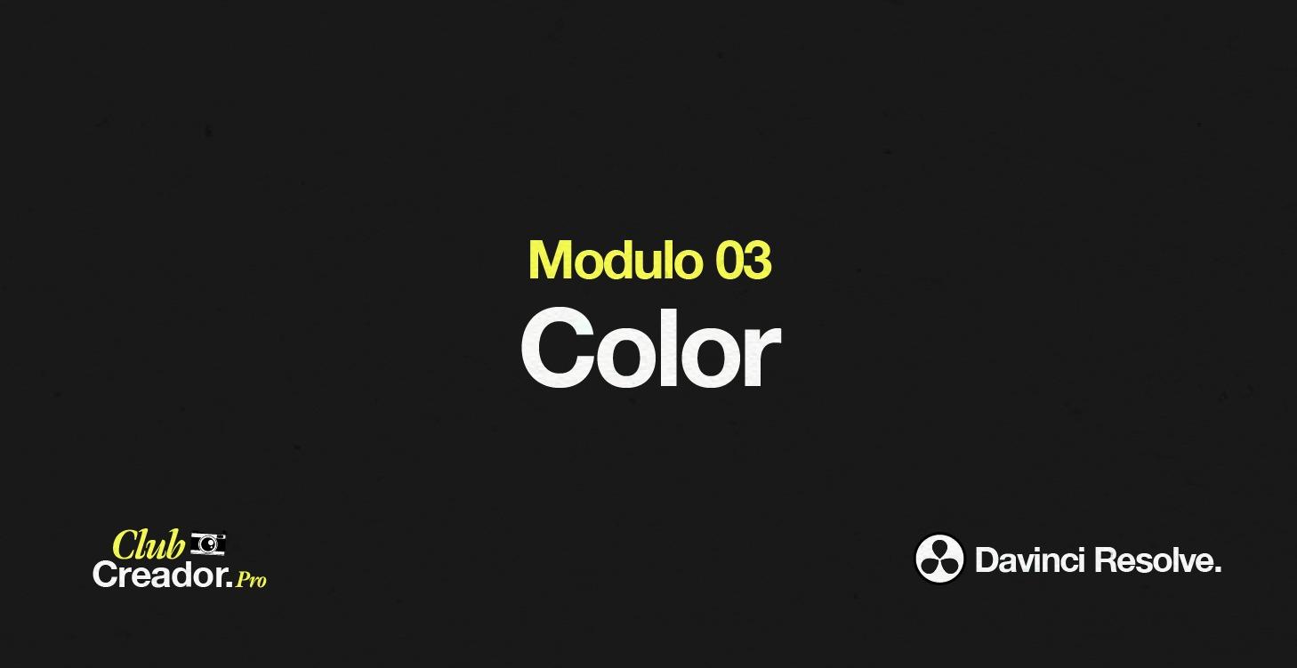 Modulo 3 - Edición de Color