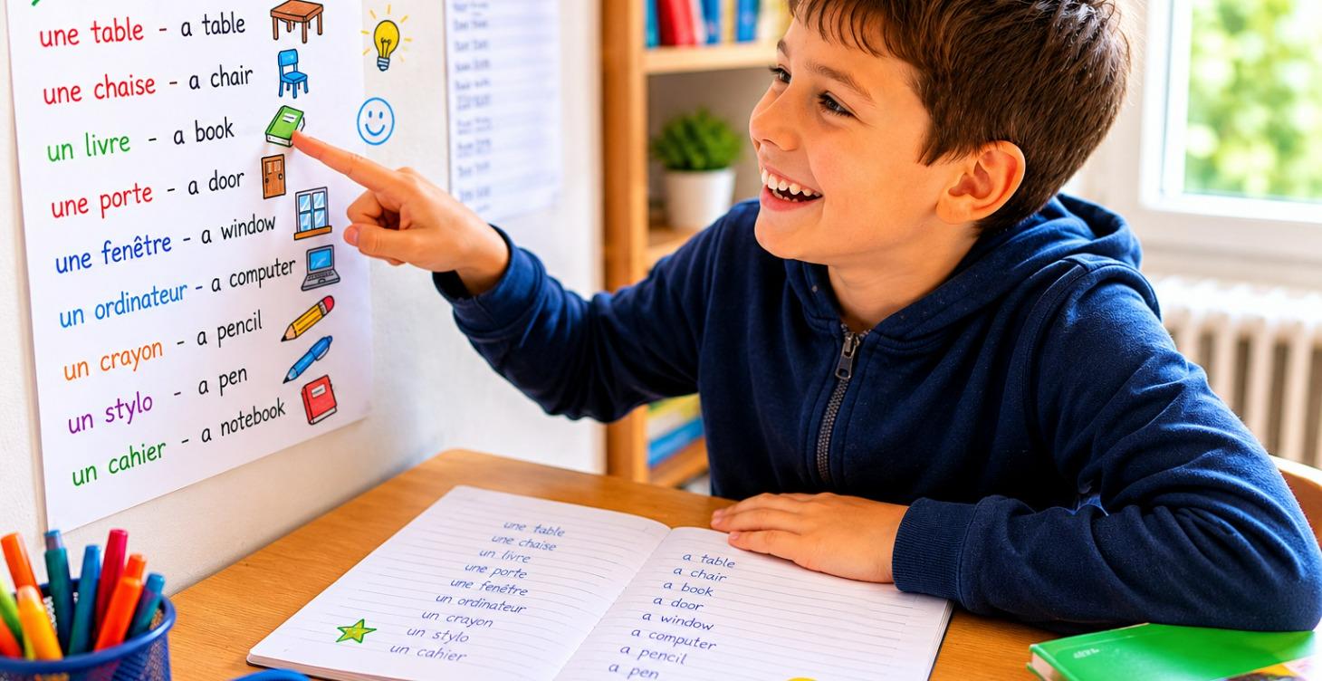 Apprendre  facilement les mots de vocabulaire