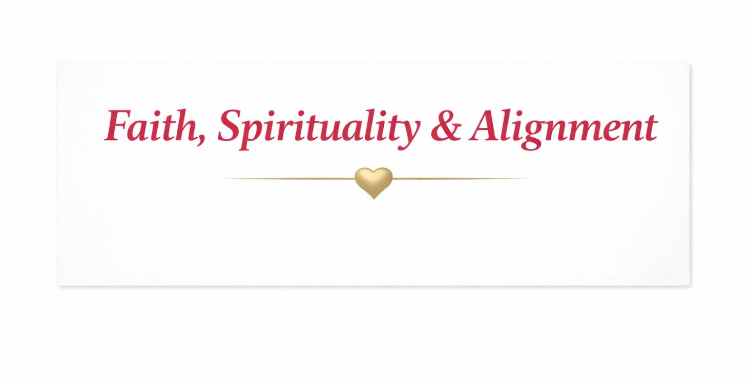 ✨ Faith, Spirituality & Alignment