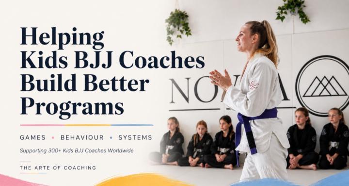 The Arte of Coaching Kids BJJ