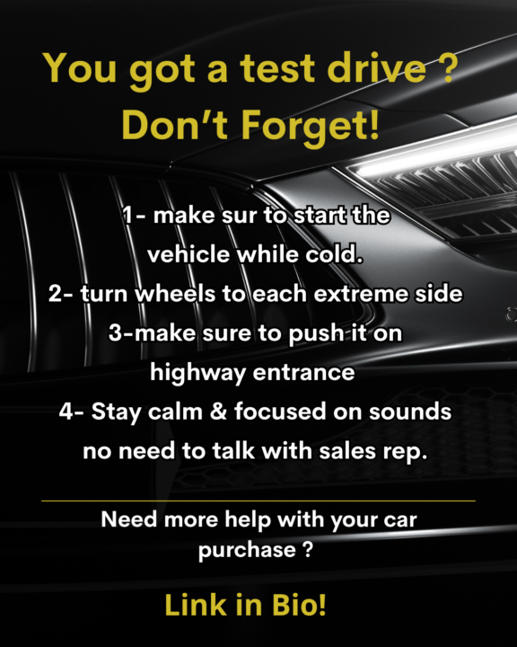 I was on a test drive with a customer on a used car and he decided to play music… 