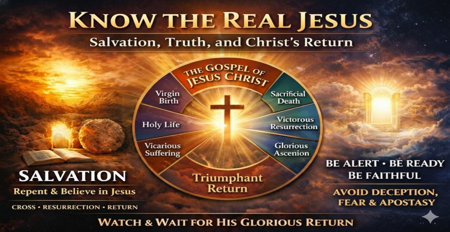 UNDERSTANDING THE GOSPEL IS KNOWING JESUS.